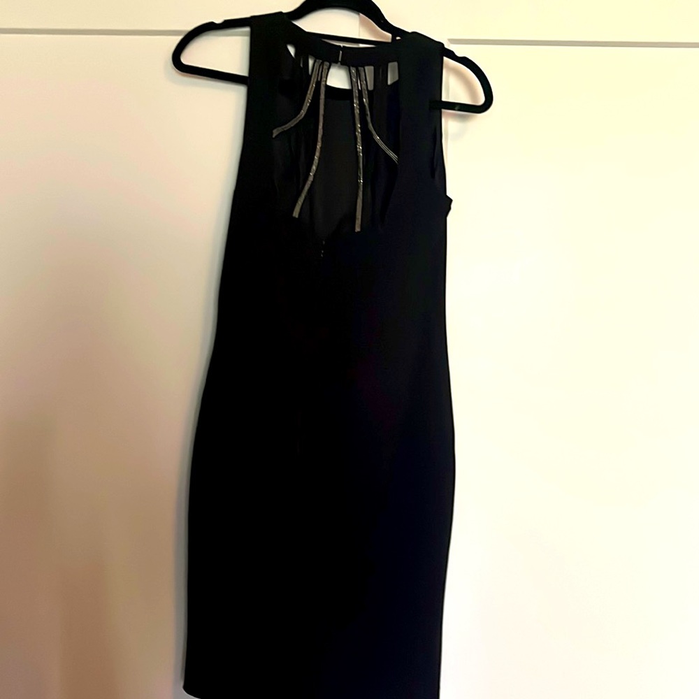 Black knee length RW&Co dress size 8 NWT